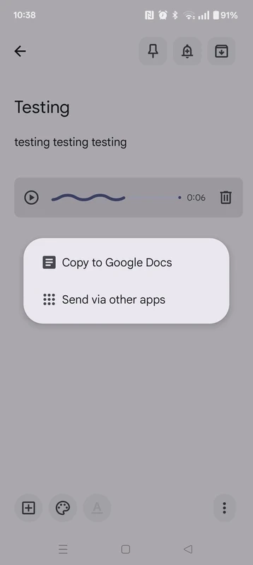 Google Keep — 스크린샷 2