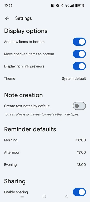 Google Keep — 스크린샷 3